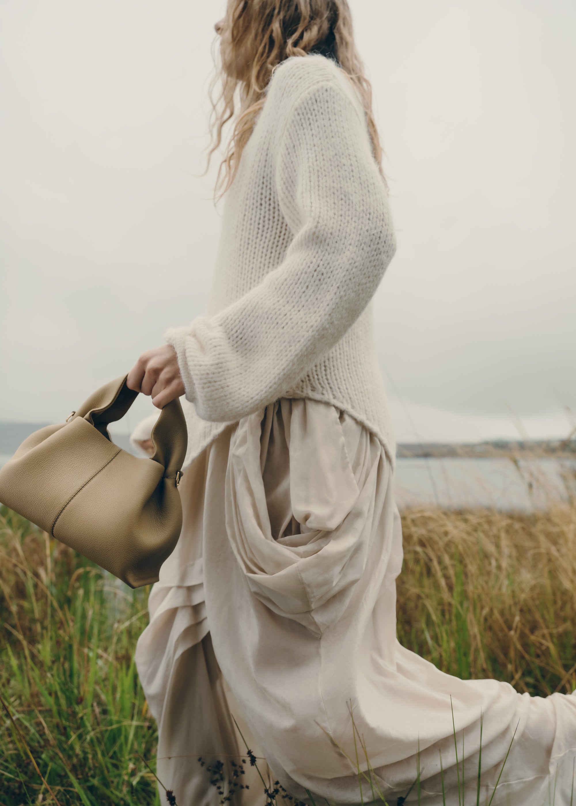 Polène | Bag - Numéro Neuf Mini - Textured Smoky Olive – Polène US