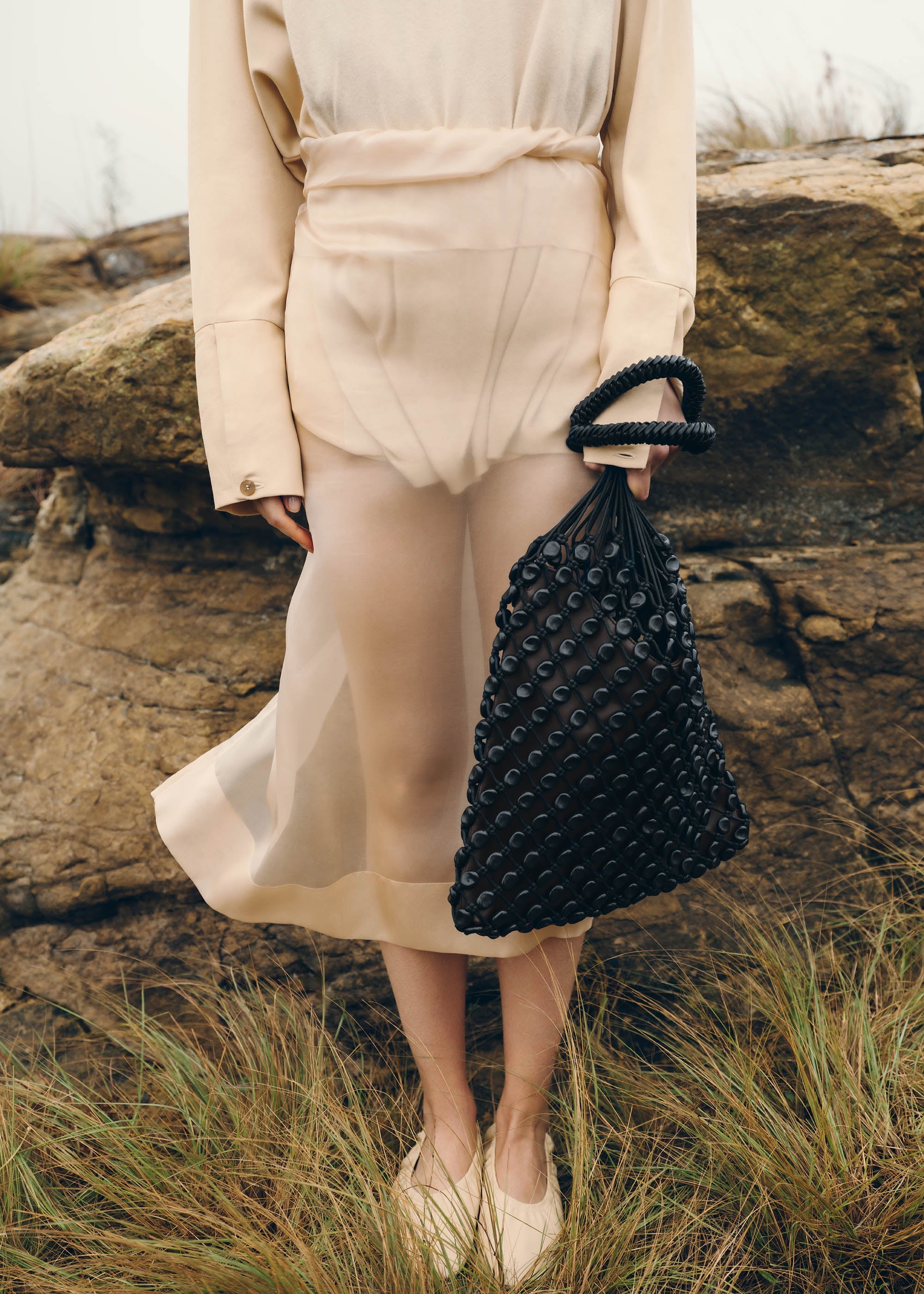 Polène | Bag - Nomad Solé - Ebony Tinted – Polène US
