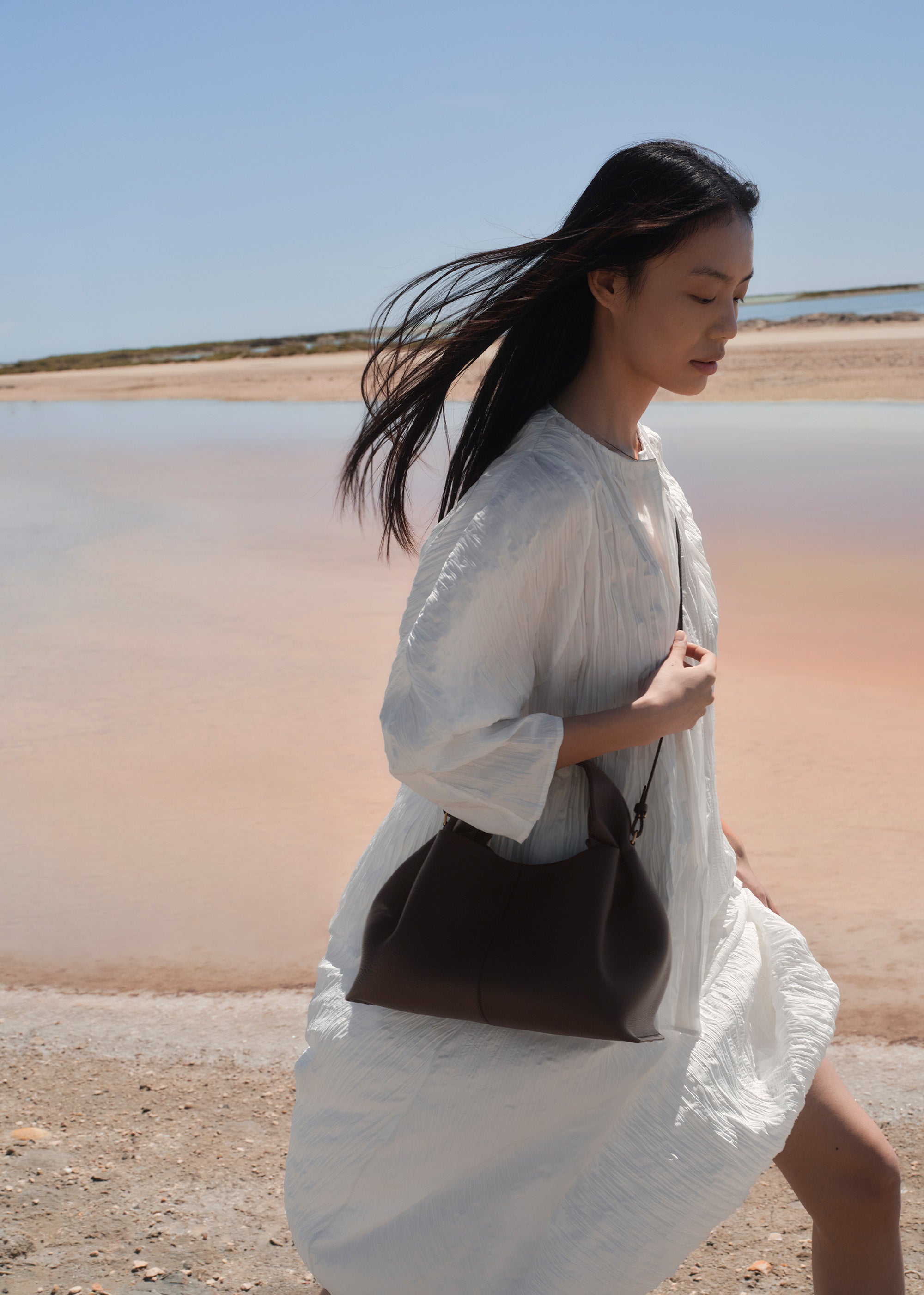 Polène | Bag - Numéro Neuf - Textured Ebony – Polène US