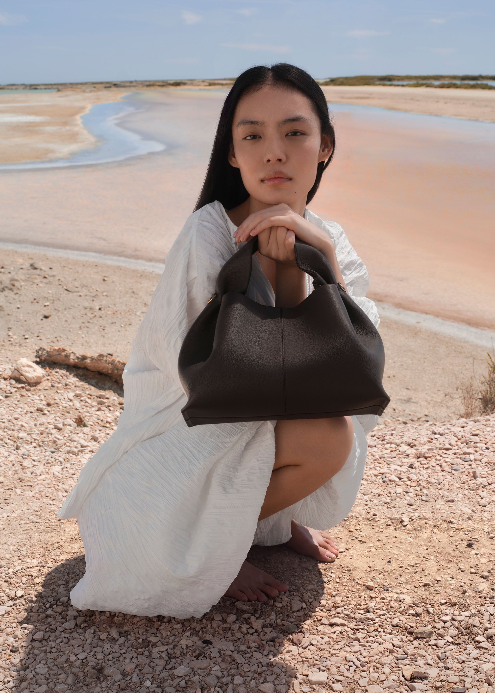 Polène | Bag - Numéro Neuf - Textured Ebony – Polène US