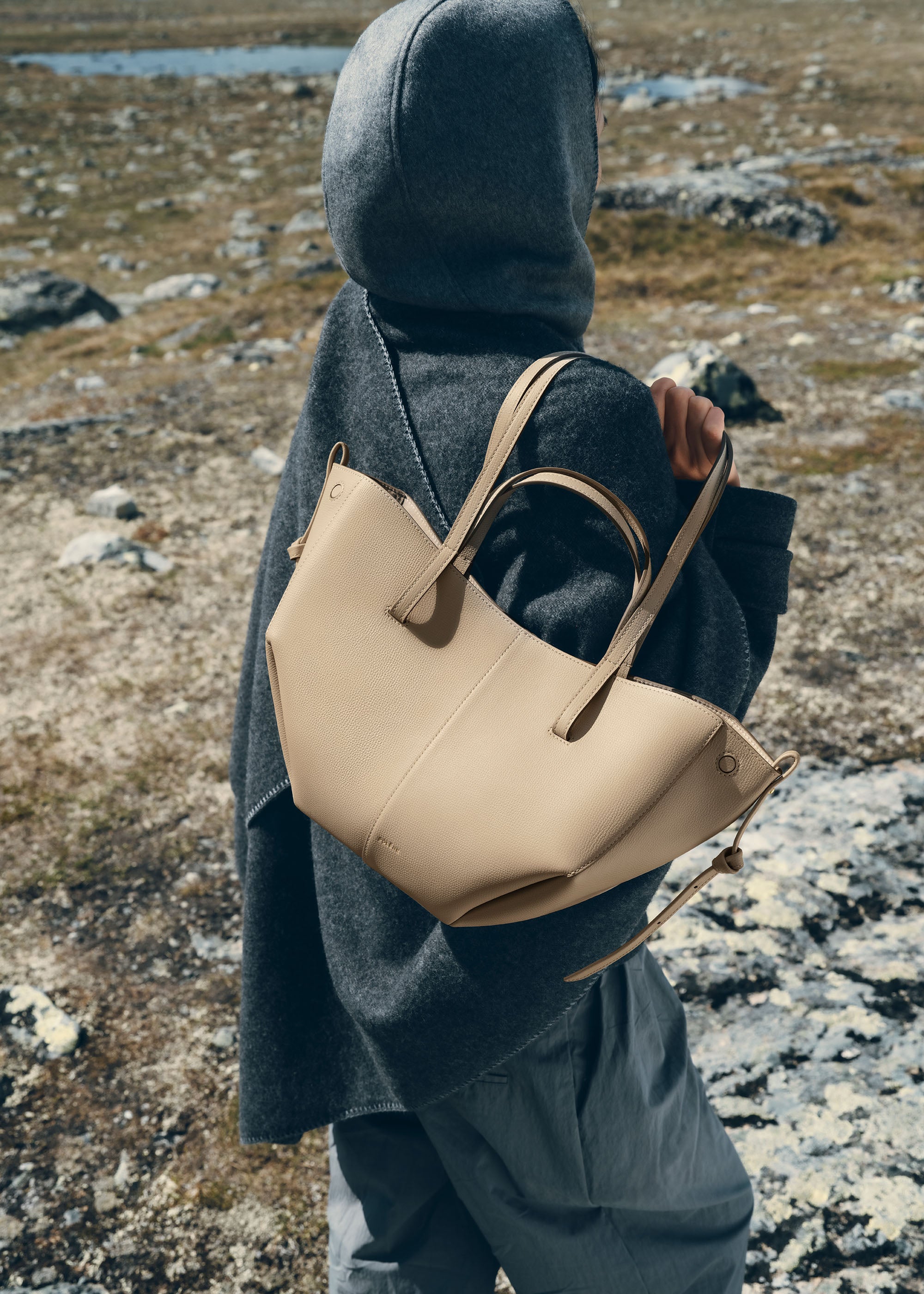 Polène | Bag - Cyme Mini - Textured Glade – Polène US