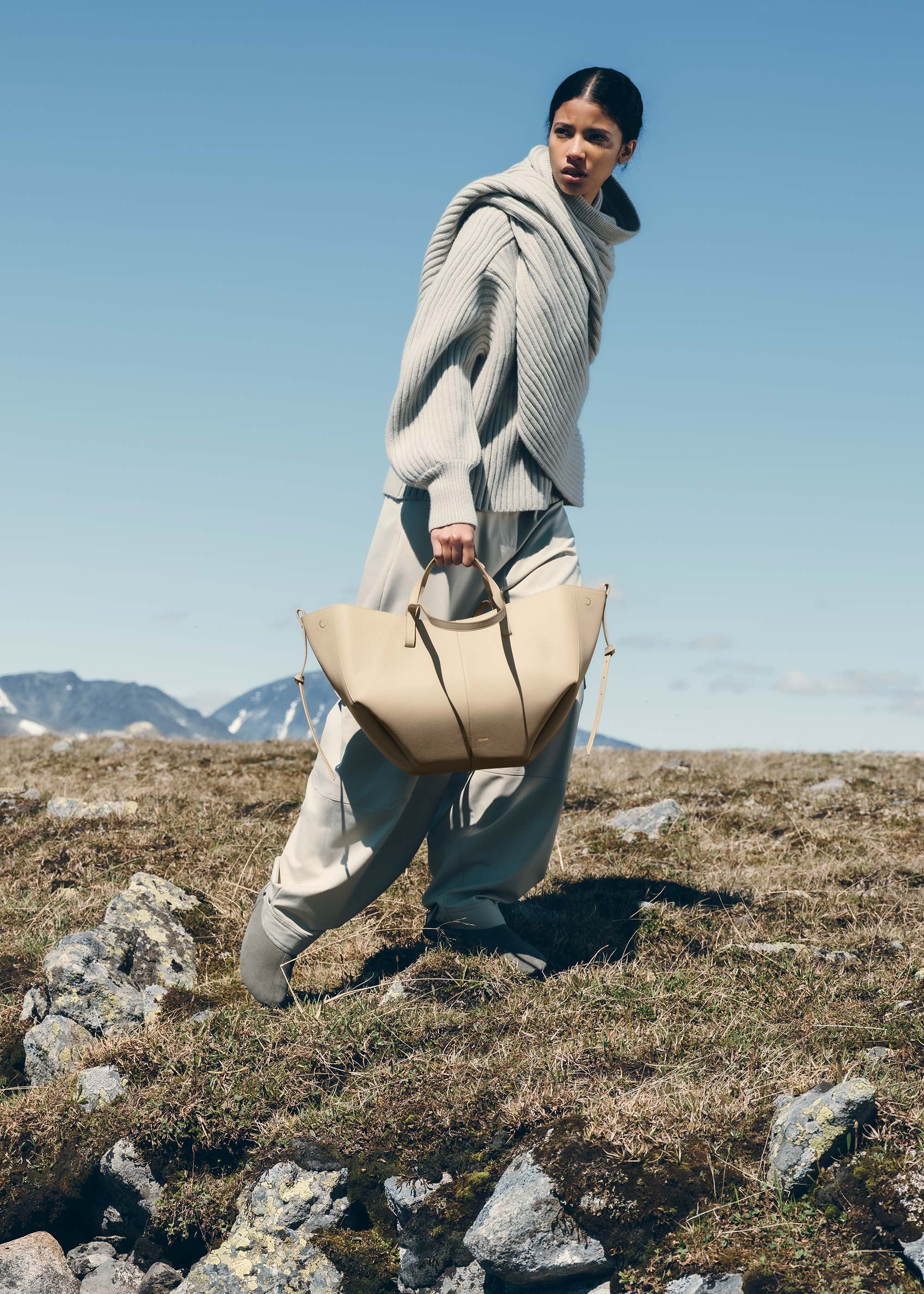 Polène | Bag - Cyme - Textured Glade – Polène US