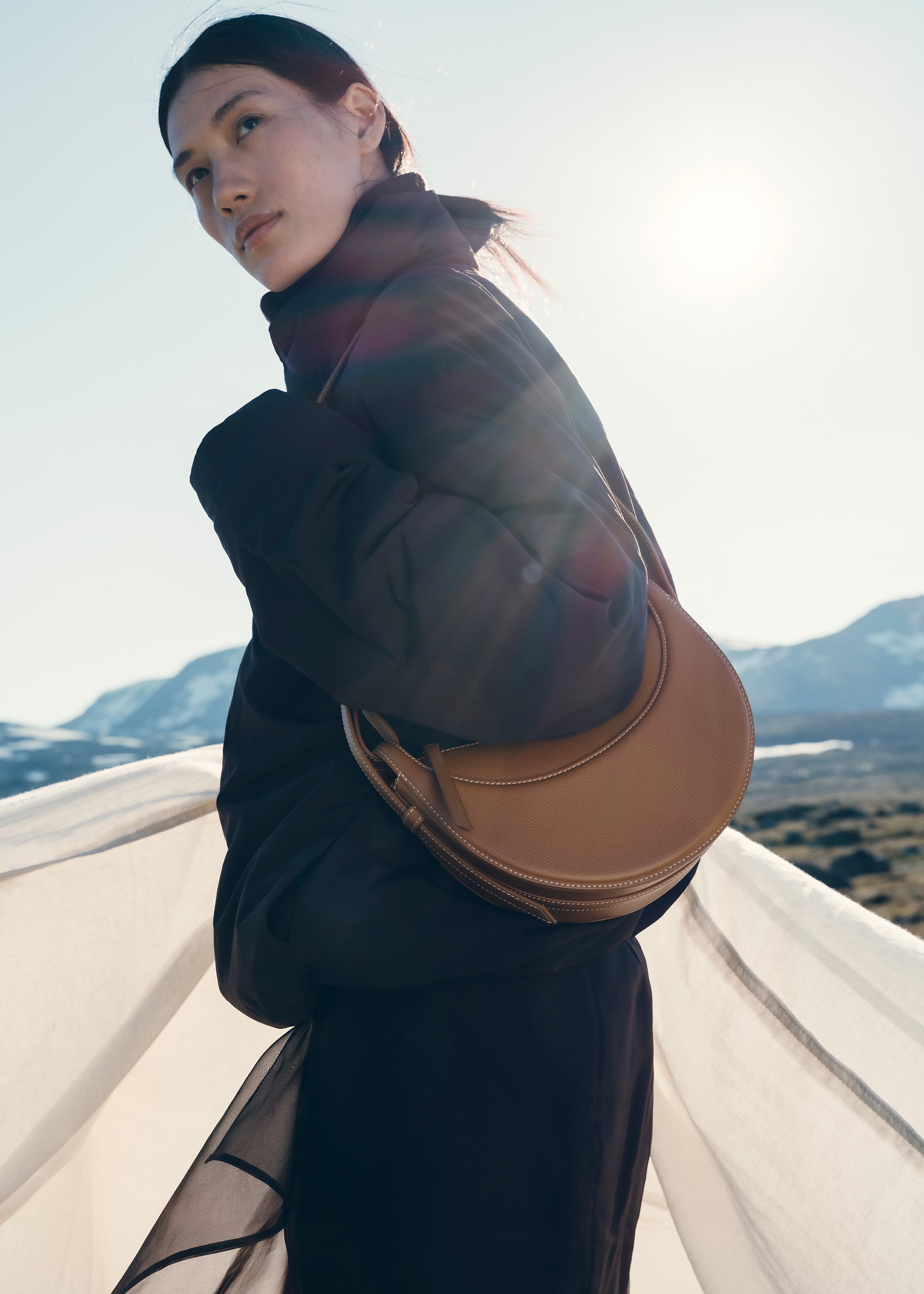 POLENE ハンドバッグ キャメル Polène | Bag - Numéro Dix - Textured Camel – Polène US