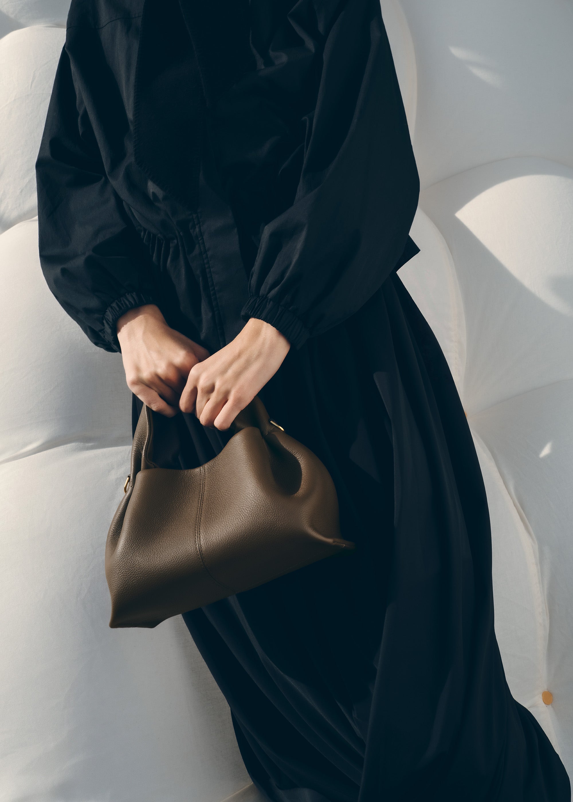Polène | Bag - Numéro Neuf Mini - Textured Candied Chestnut