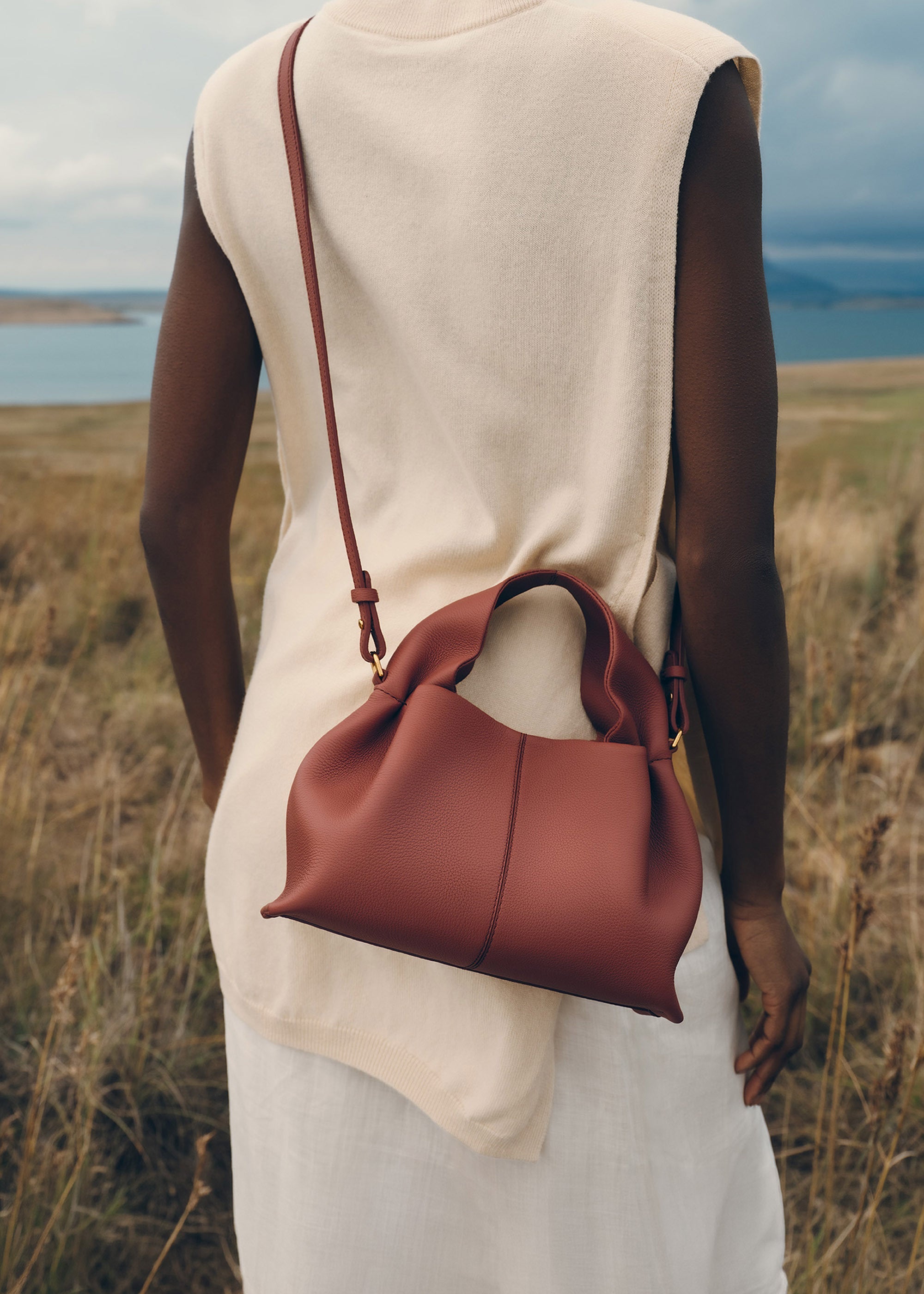 Polène | Bag - Numéro Neuf Mini - Textured Terracotta – Polène US