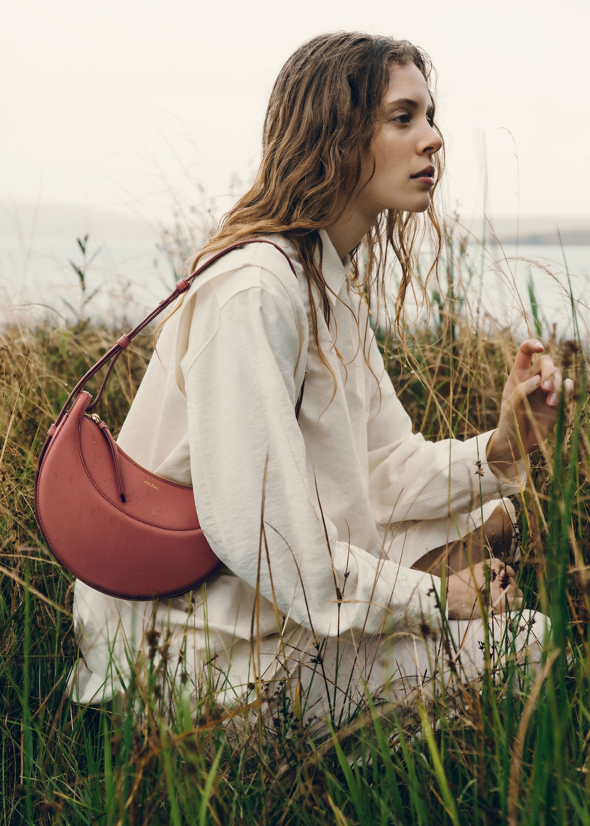 Polène | Bag - Numéro Dix - Textured Terracotta – Polène US