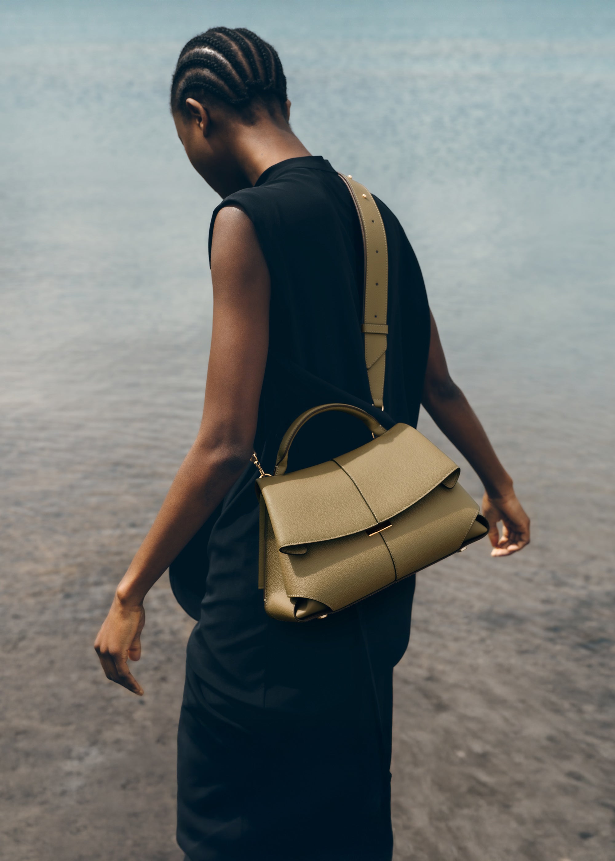 Polène | Bag - Mokki - Textured Smoky Olive – Polène US