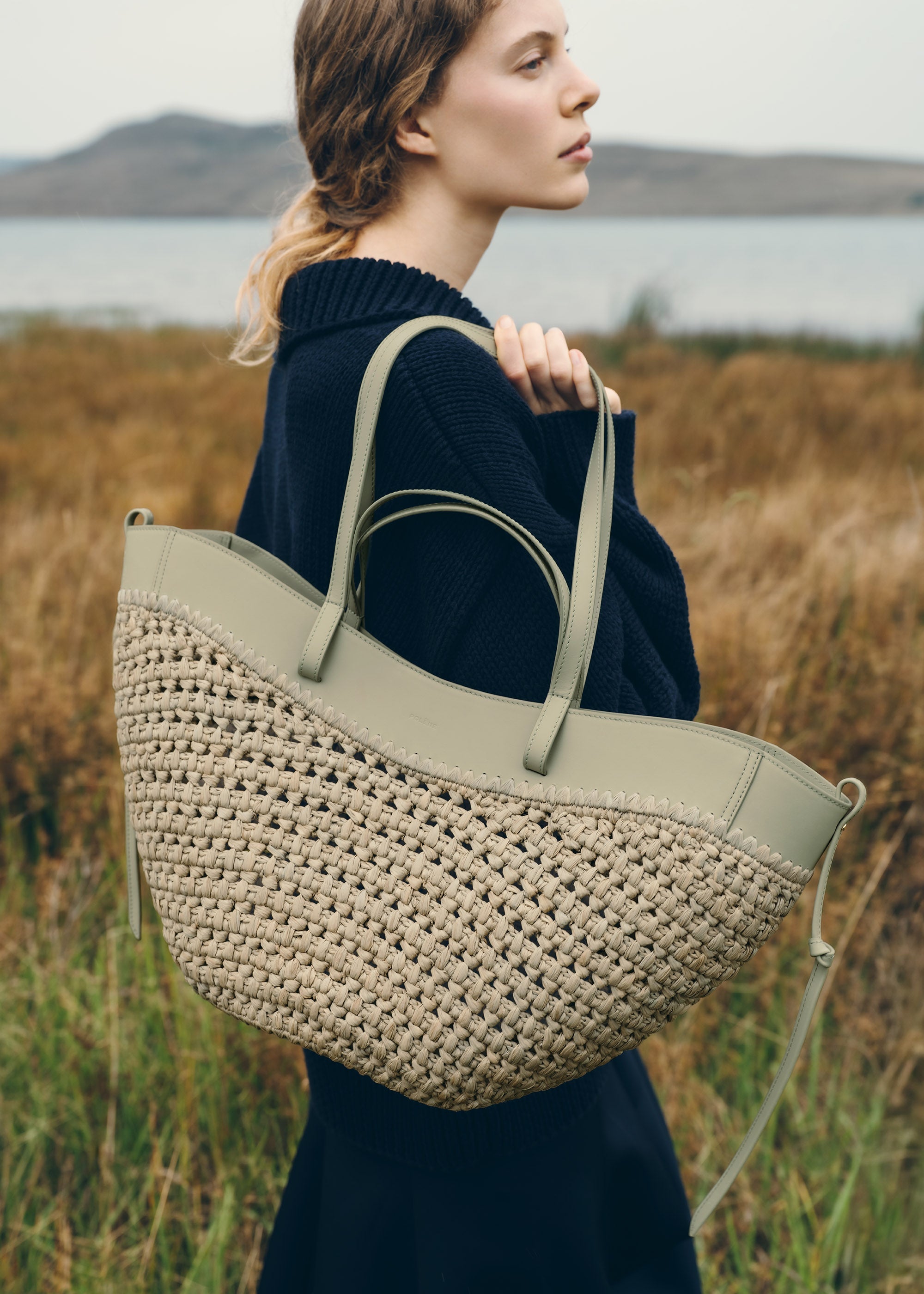 Polène | Bag - Cyme - Raphia Laurel – Polène US