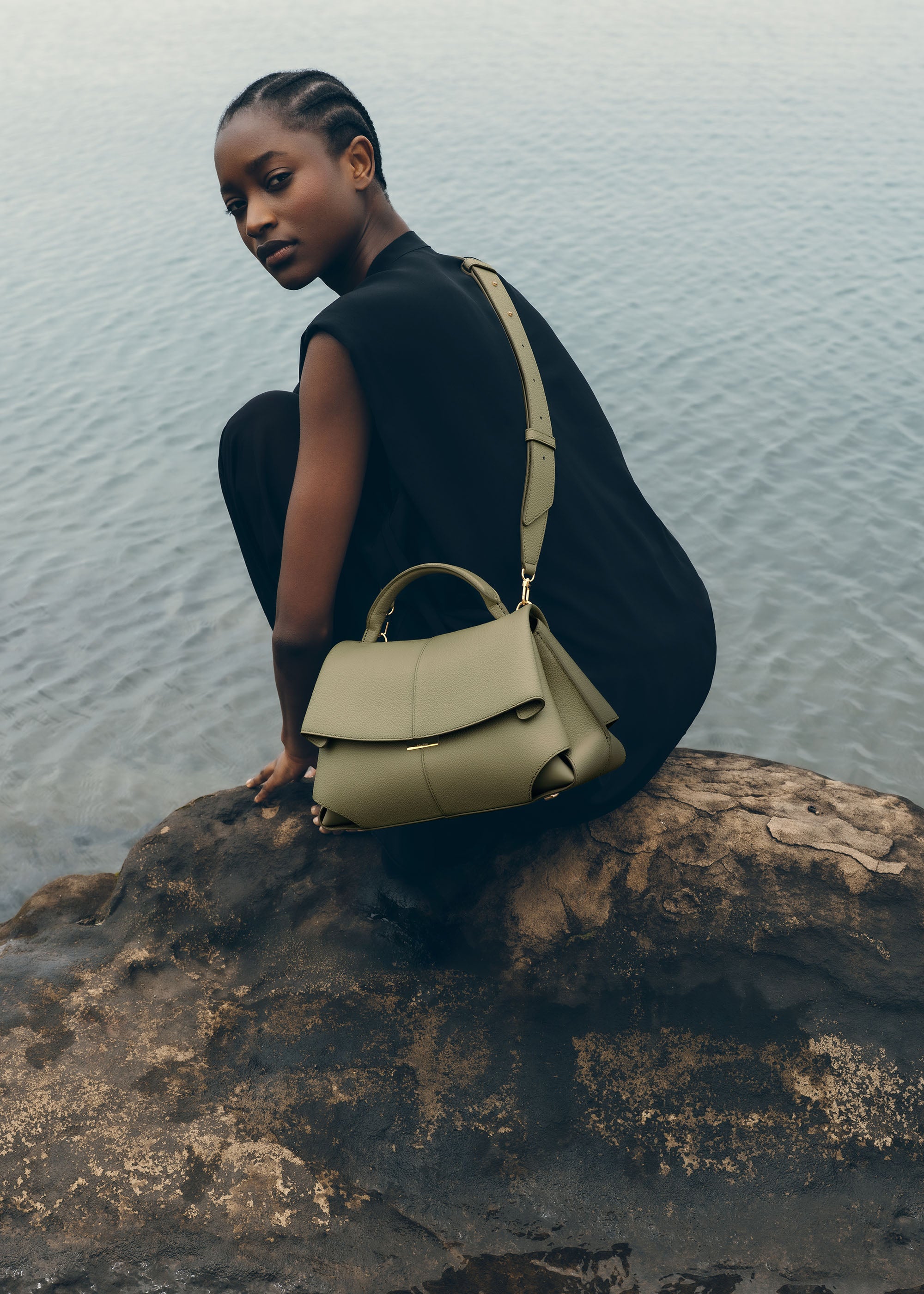 Polène | Bag - Mokki - Textured Linden – Polène US