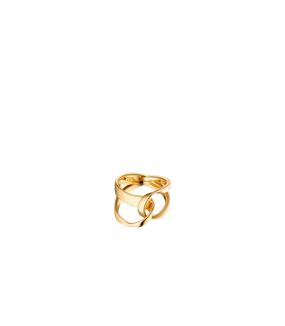 Éole Ring - 24 carat gold-gilded