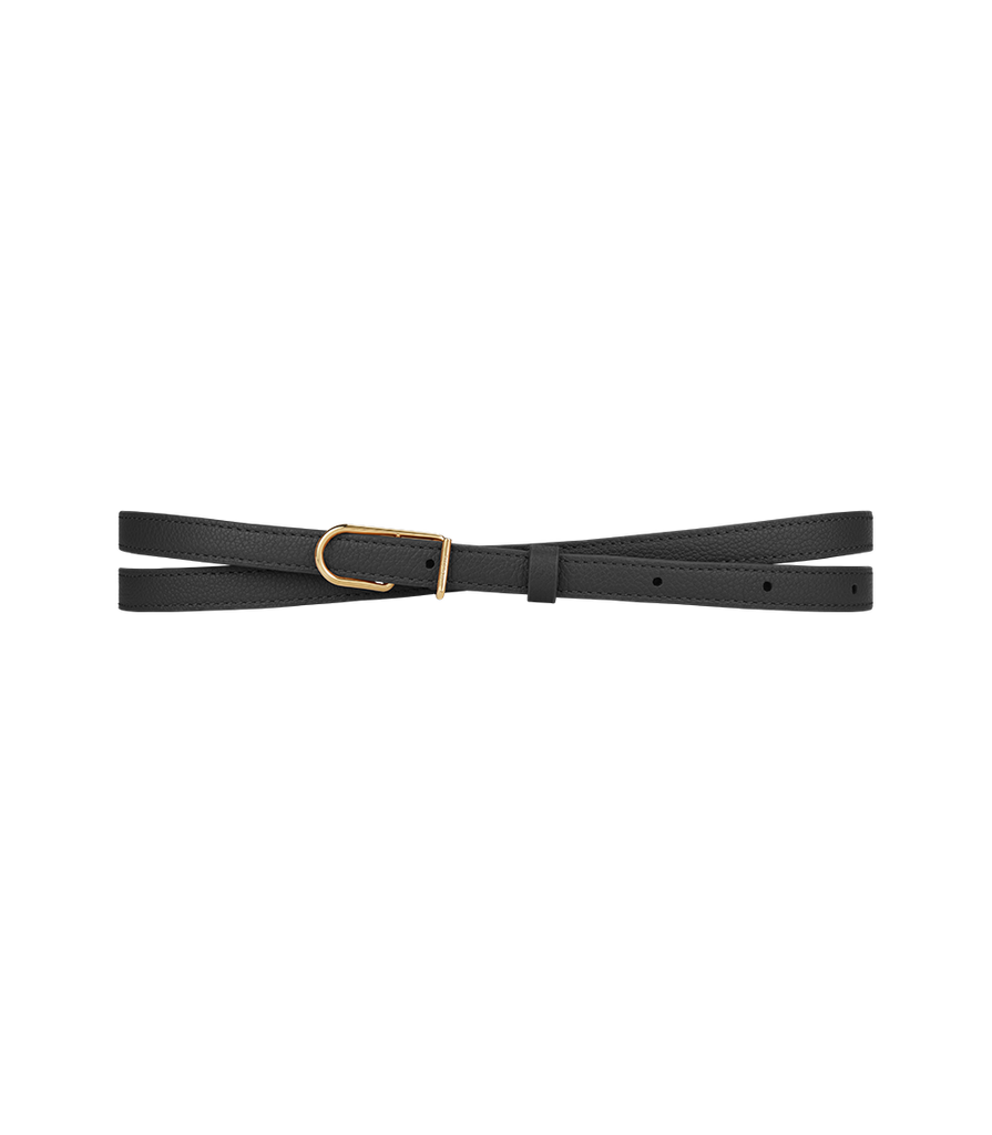 Polène | Belt - Umi Thin - Textured Black