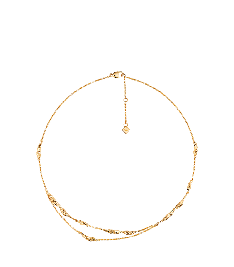 Polène | Chain - Eroz Double - 24 carat gold gilded