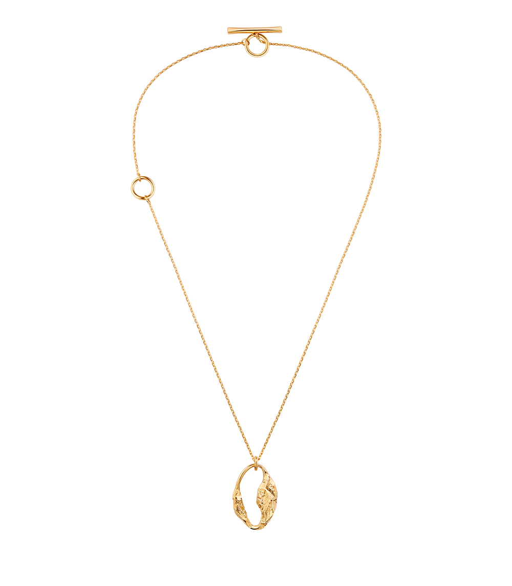 Eroz Pendant - 24 carat gold gilded