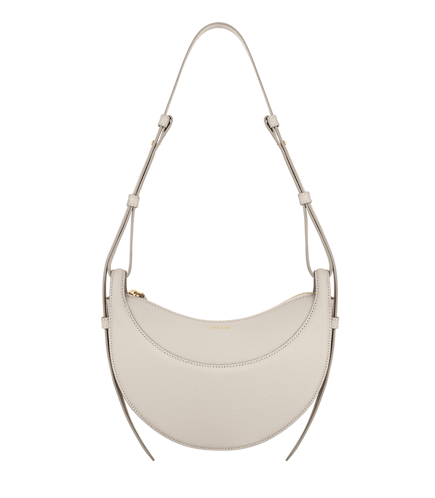 Pol ne Bag Num ro Dix Monochrome Chalk Textured leather
