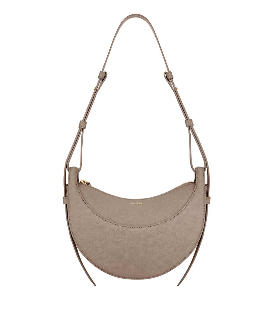 Polene, Bags, Number One Nano Bag Taupe Textured Leather