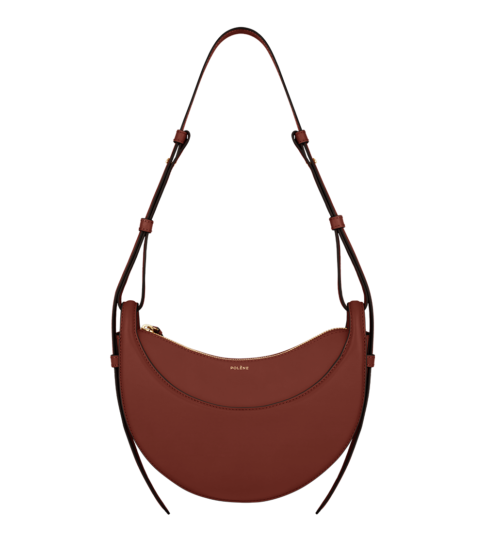 Polene Red Polène | Bag - Numéro Dix - Smooth Red Clay – Polène US