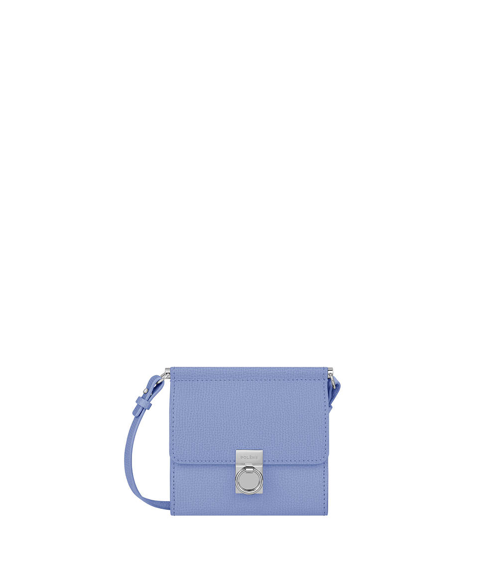 Numéro Sept Crossbody Wallet - Textured Lavender