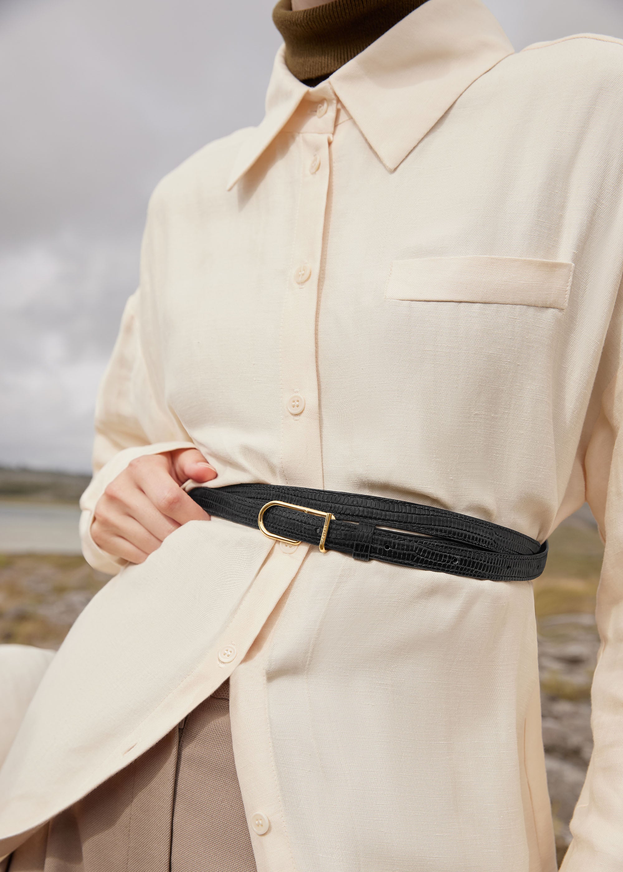 Polene paris belt Clearance