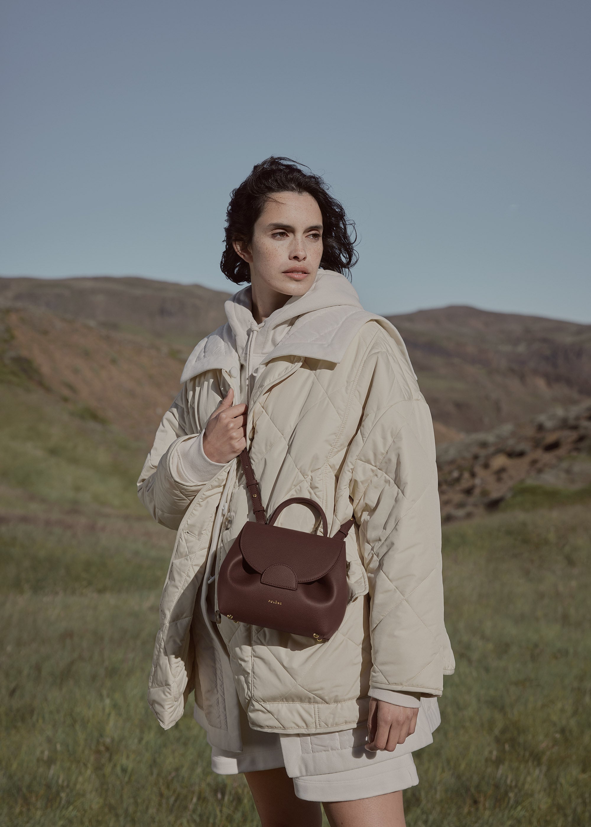 Polène | Bag - numéro Un Nano - Textured Sandalwood