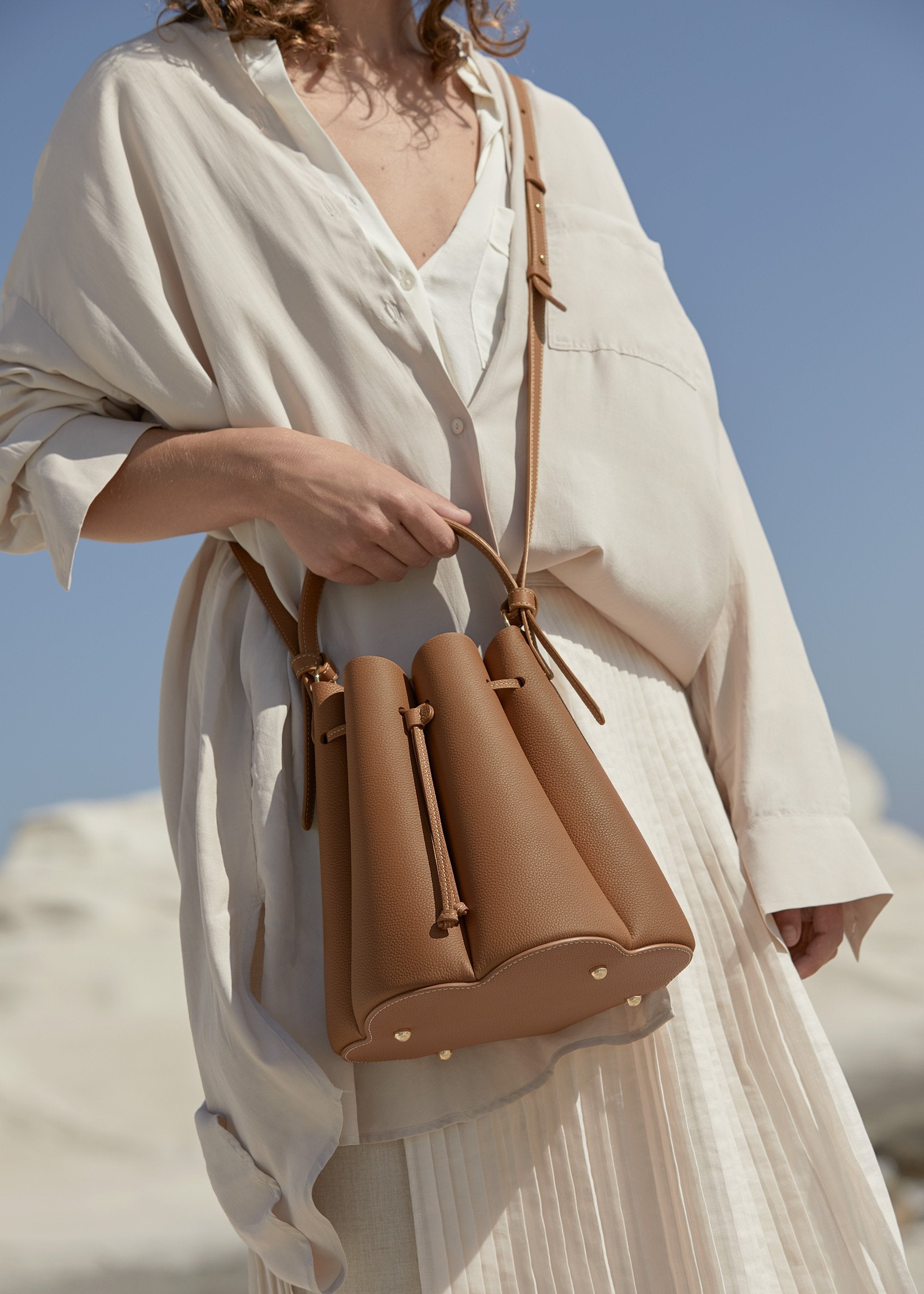 Polène  Bag - Numéro Huit - Camel