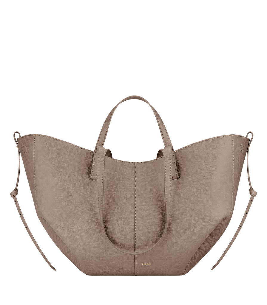 Polène  Numéro Sept Belt Bag - Duo Camel Textured Leather
