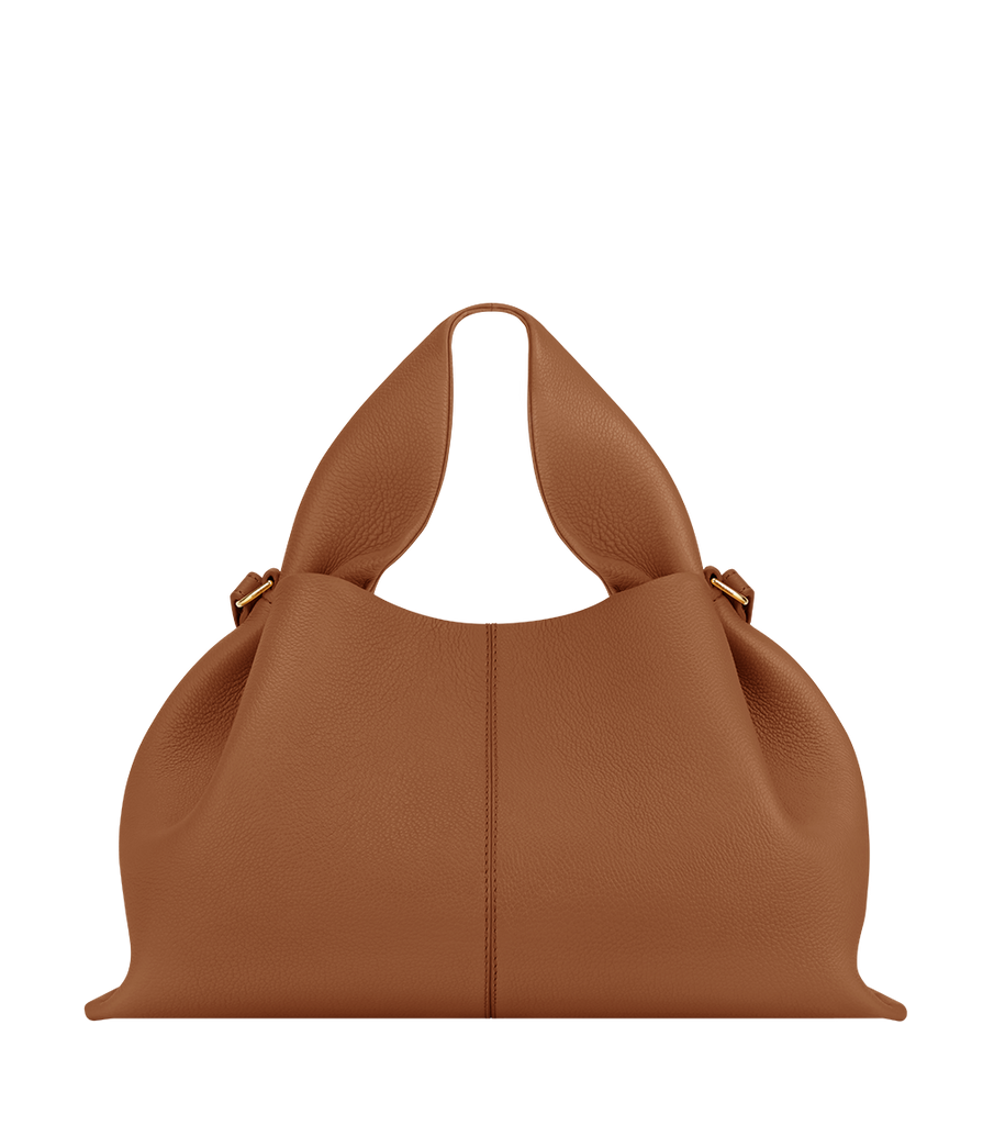 Numéro un leather crossbody bag Polene Camel in Leather - 29415796