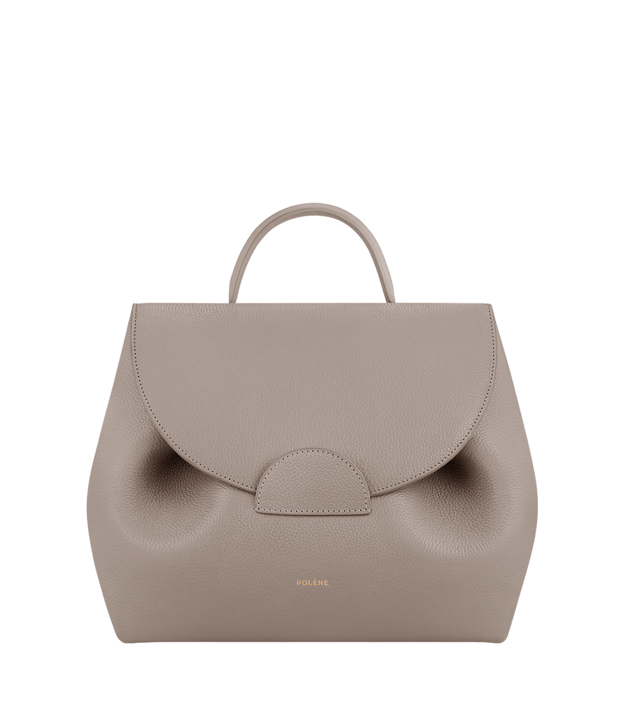 Polene Bag Numero Un Textured Grey