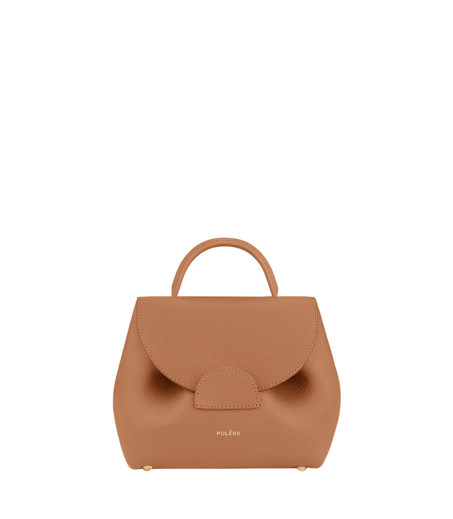 Bag - Numéro Un Nano - Tan Textured leather - Polène