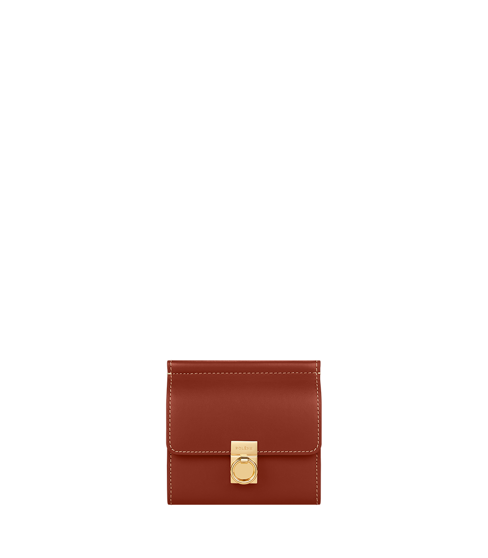 Numéro Sept Wallet - Smooth Terracotta