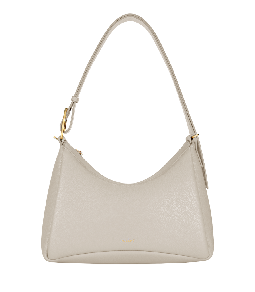 Polene, Bags, Preowned Like New Polne Umi Chalk Textured Leather